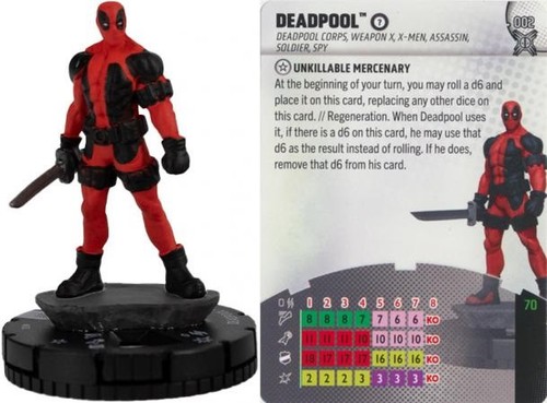 Heroclix marvel deadpool - heroclix,