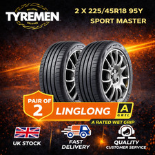 2 X New 225/45R18 95Y XL