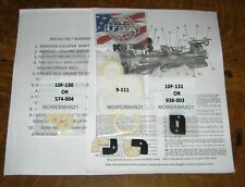 Atlas 10 Lathe Felt, Rubber