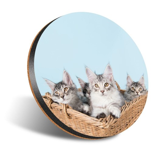 Round 12cm coaster cute - round,