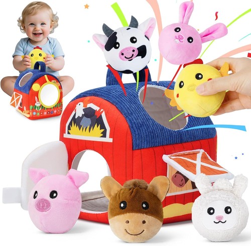 Baby toy months farm - toy,
