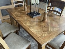 Gorgeous Flagstone Extending dining table and 6 chairs