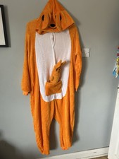 Animal ONE PIECE Med Adult Fancy Dress Pyjama Party KANGAROO Lounge Suit