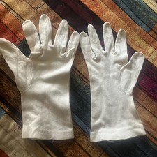 Soviet Army Officer Parade Gloves USSR Military White Cotton