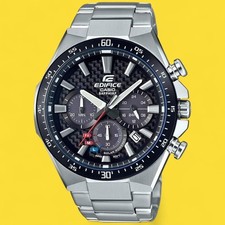  Casio Edifice(Watch Video) 5587 Sapphire Solar powered Luxury Watch X'ms Gift 