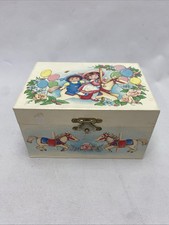 Vintage 1960s/70s little girl music box jewellry box ballerina Kids Working