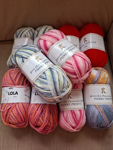 Job lot bundle knitting - lot,