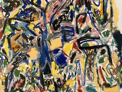 Oil painting abstract drawing - abstract,
