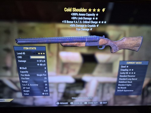 Fallout ps4 cold shoulder - 76,