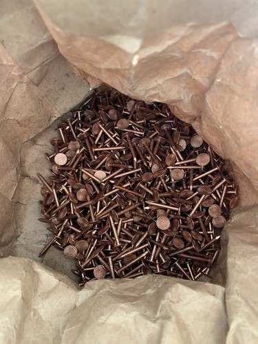 Copper clout nails 10mm - clout,