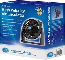 High Velocity Fan Air Circulator - Floor or Wall Mountable - Various Sizes
