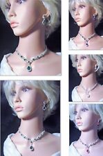 Sparkling Diamante Necklace and Earrings