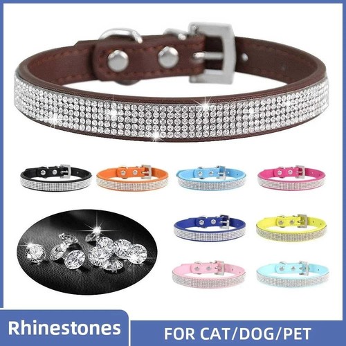 Dog collar suede leather - dog,