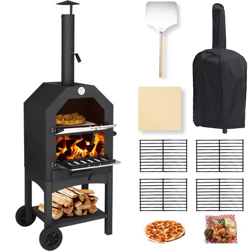 Portable wood fired pizza oven - portable,