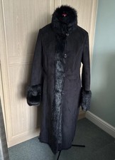 M&S Twiggy Black Long Faux