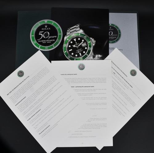 Rolex submariner 50th - submariner,