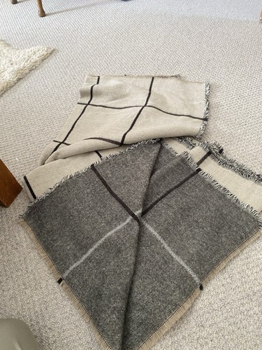 Zara large beige - beige/grey, shawl