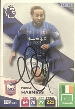 Ipswich Town Marcus Harness Hand Signed Adrenalyn Card