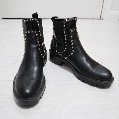 Zara womens metallic studded - zara,