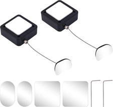 2Pcs Retractable Remote Control Tether Locks, 6.56Ft Adjustable Security Control