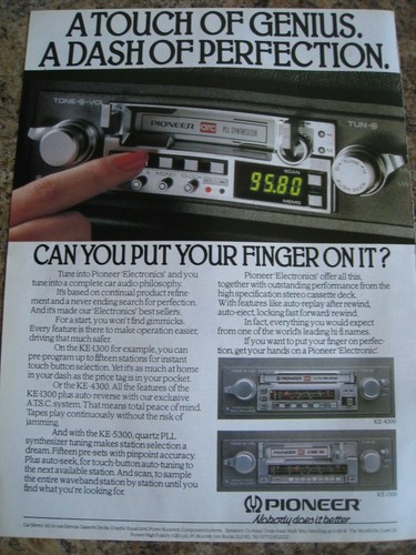 Pioneer car electronic - electronic, radio