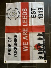 Leeds United Utd LUFC Flag 3ft