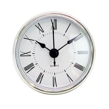 70 mm Silver Clock Insert