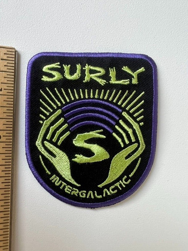 Surly bikes embroidered - bikes, patch