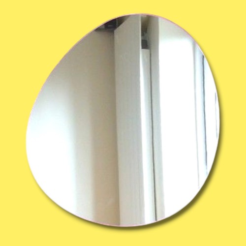 Round pebble shaped acrylic - pebble,