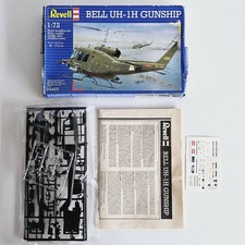 Revell Bell UH-1H 1/72 04407 Gunship Plastic Model Kit Boxed Opened Unused