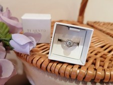 ti sento ring ladies solitaire Size K