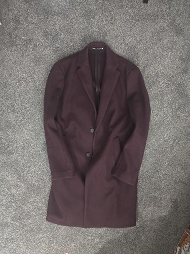 Zara men coat size - m, purple