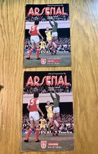 Arsenal Programmes Season 1980-1 - Sammy Nelson Testimonial &Friendly V Cologne