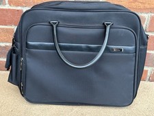 Antler 16" Black Laptop Business Bag - Expandable Briefcase Tote - Unused