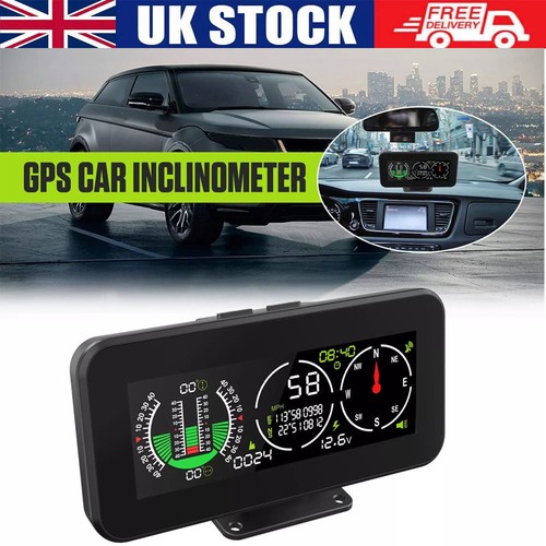 Car gps digital inclinometer - gps,