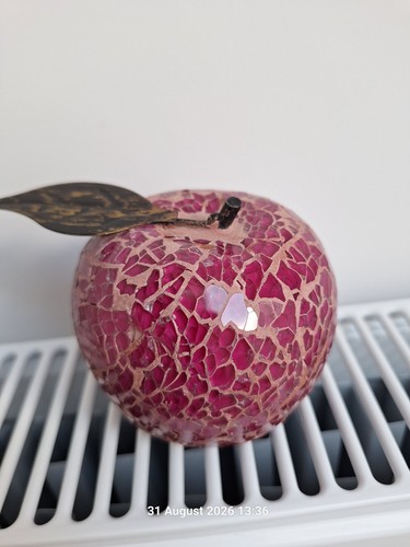 Mosaic apple ornament - apple,