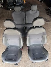 2001 - 2006 Mini One/Cooper/S "Satellite" Black Half Leather Seats R50/R53 Hatch