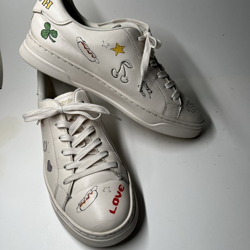 Coach cream graphic - 'new, york