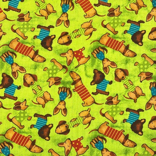 Dachshund dog lime nursery - dachshund,