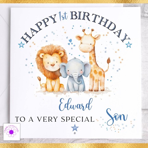 Personalised birthday card - personalised,