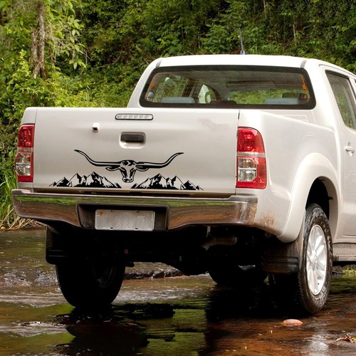 Car pvc stickers - car, cattle