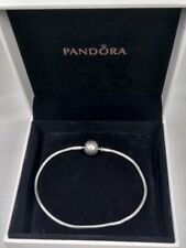 Pandora Sterling Silver Essence Bracelet, Great Condition, 17cm, Boxed