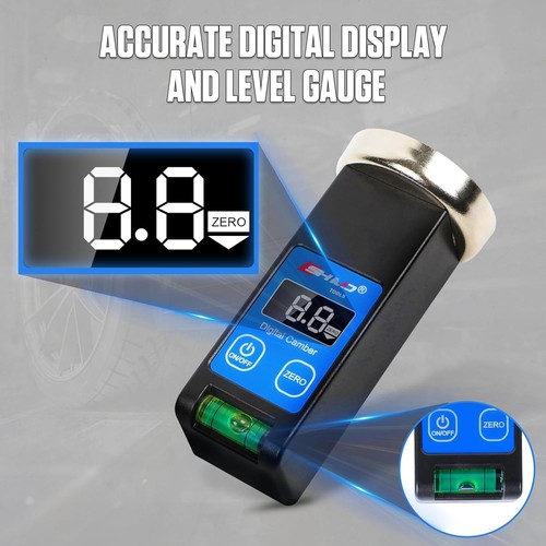 Digital caster camber - camber, gauge