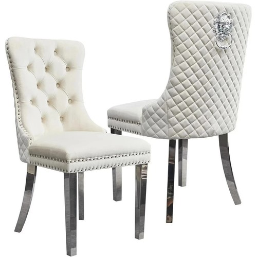 Set luxury velvet dining - set,