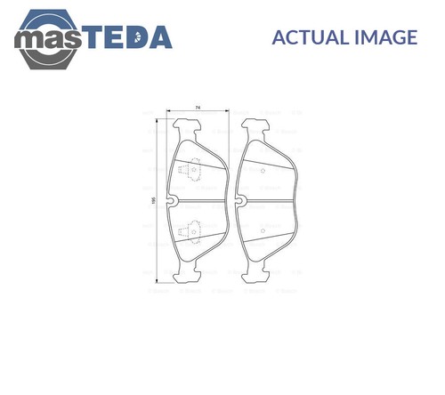 986 424 649 brake pads - 0,