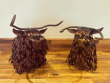 Highland Cow Steel Sculpture