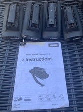 Thule Foot Pack 775 for Squarebars/ Wingbar Aerobars, Vehicles with Raised Rails