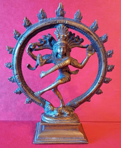 Vintage brass nataraja - vintage, statue