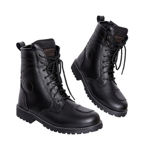 Laceup leather boots - leather,
