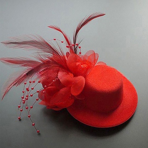 13cm flower pillbox hat - 13cm,